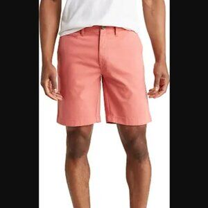 14th & Union Wallin Stretch Twill‎ Chino Shorts Coral Faded 40W